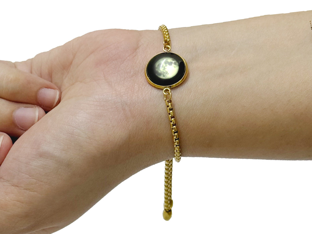 Birthmoon Twisted Bracelet (Gold)