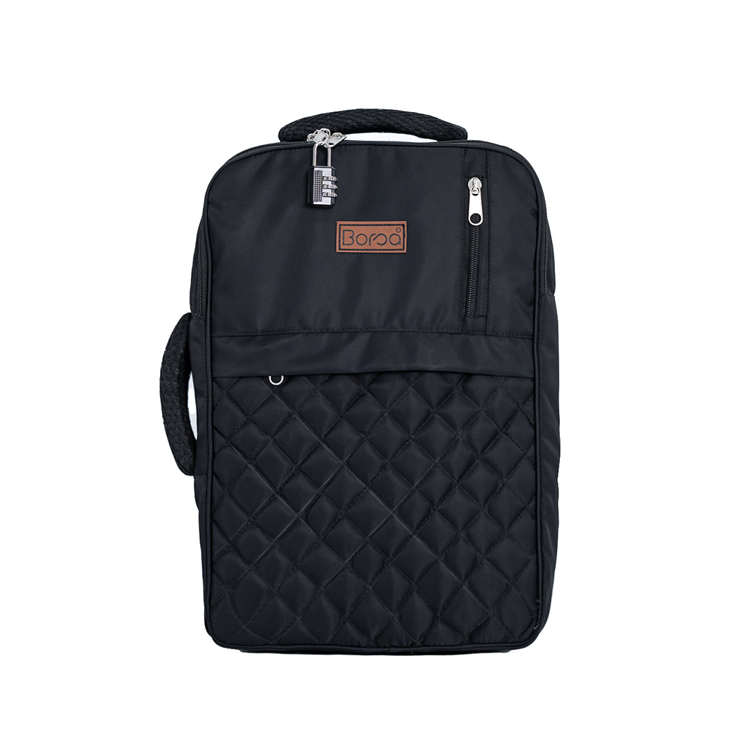 Leather Convertible Backpack + Anti-Theft Keyless Lock (3 In 1)