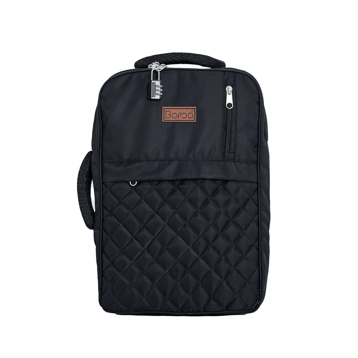 Leather Convertible Backpack + Anti-Theft Keyless Lock (3 In 1)