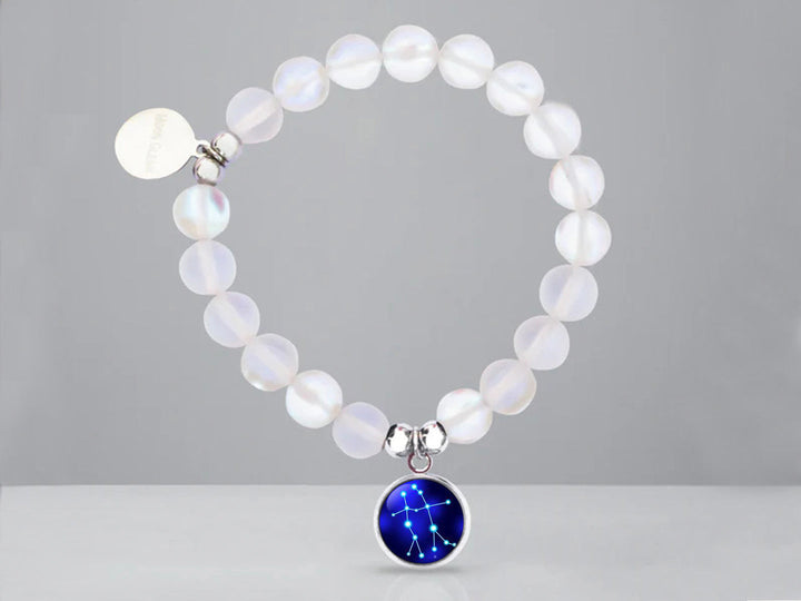Stars Constellation Beaded Bracelet (White)