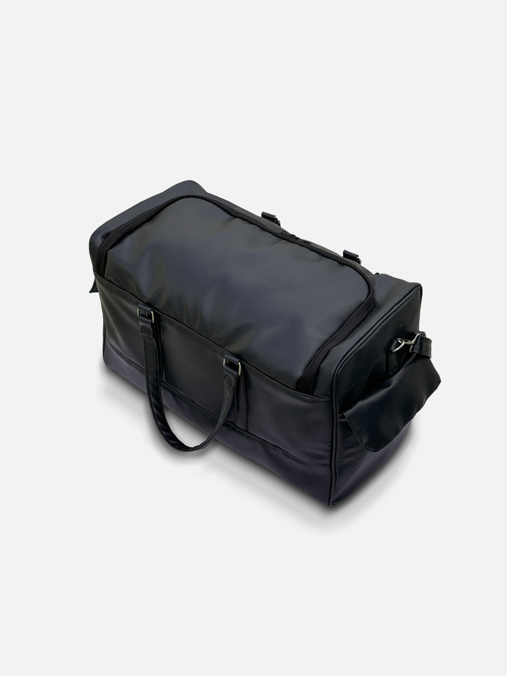 Premium Leather Duffle - The Organized Travel Bag