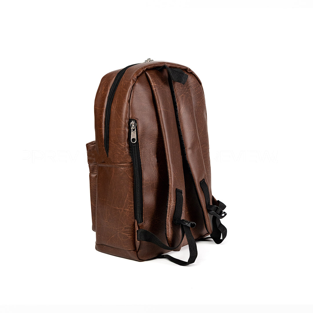 PREMIUM LEATHER BACKPACK + Anti-Theft Keyless Lock