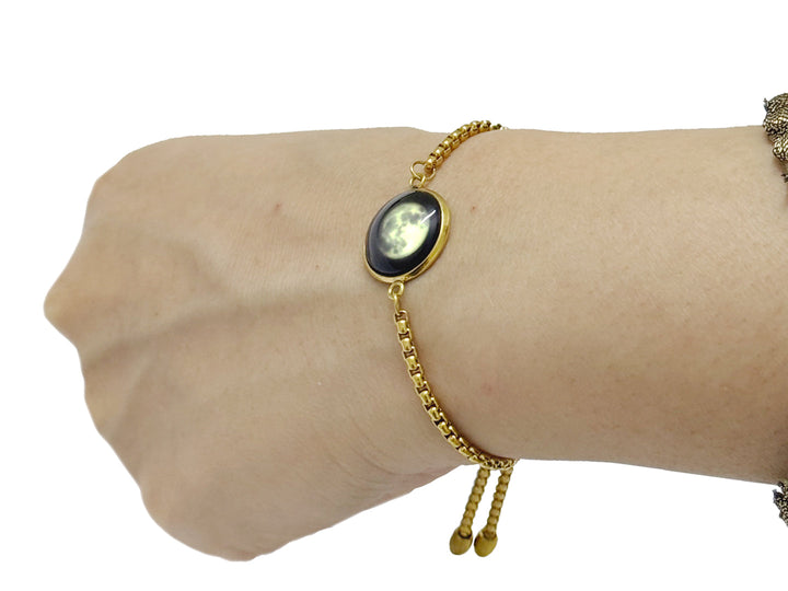 Birthmoon Twisted Bracelet (Gold)