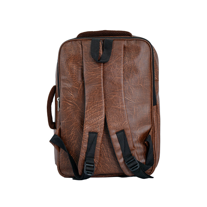 Leather Convertible Backpack + Anti-Theft Keyless Lock (3 In 1)