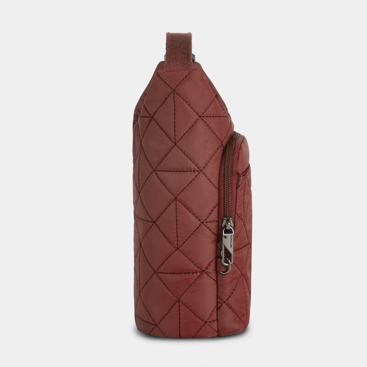 Crossbody Bag W/ Water-Bottle Compartment