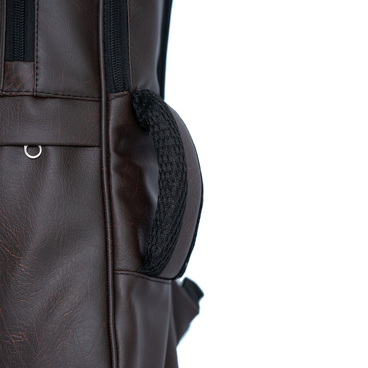 Leather Convertible Backpack + Anti-Theft Keyless Lock (3 In 1)