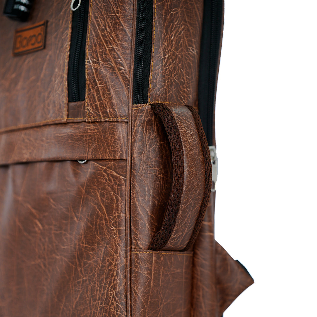 Leather Convertible Backpack + Anti-Theft Keyless Lock (3 In 1)