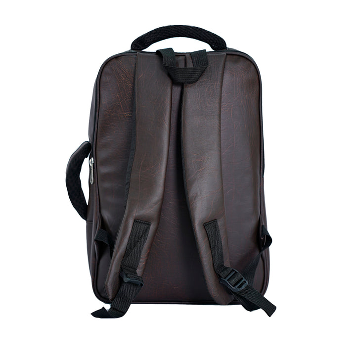 Leather Convertible Backpack + Anti-Theft Keyless Lock (3 In 1)