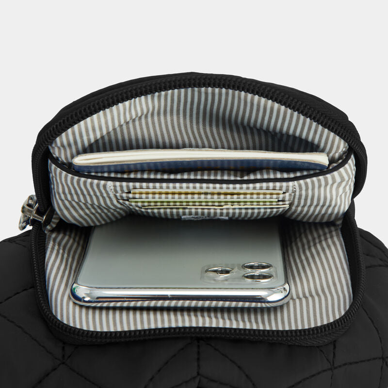 Crossbody Bag W/ Water-Bottle Compartment