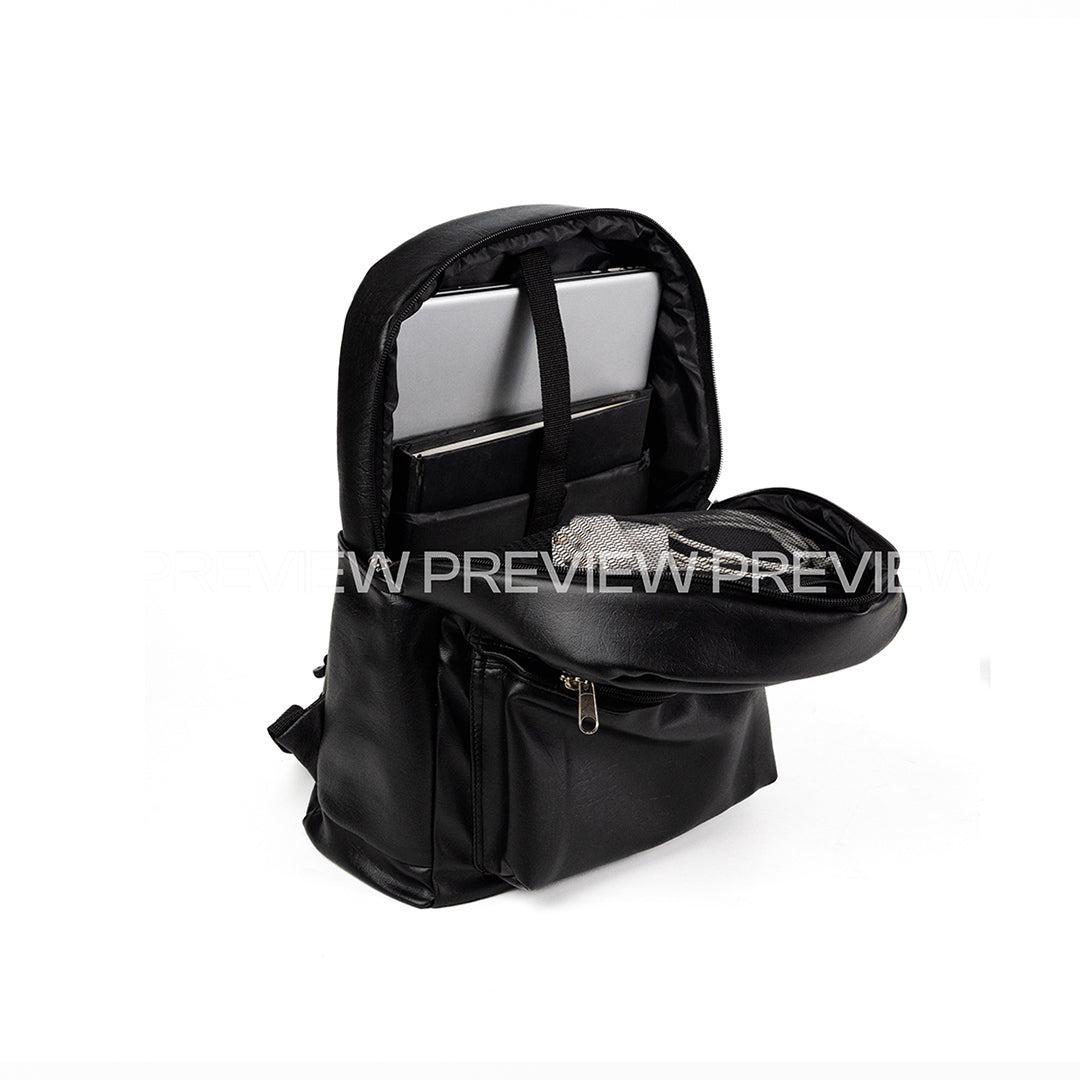 PREMIUM LEATHER BACKPACK + Anti-Theft Keyless Lock