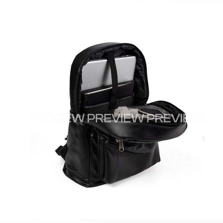 PREMIUM LEATHER BACKPACK + Anti-Theft Keyless Lock