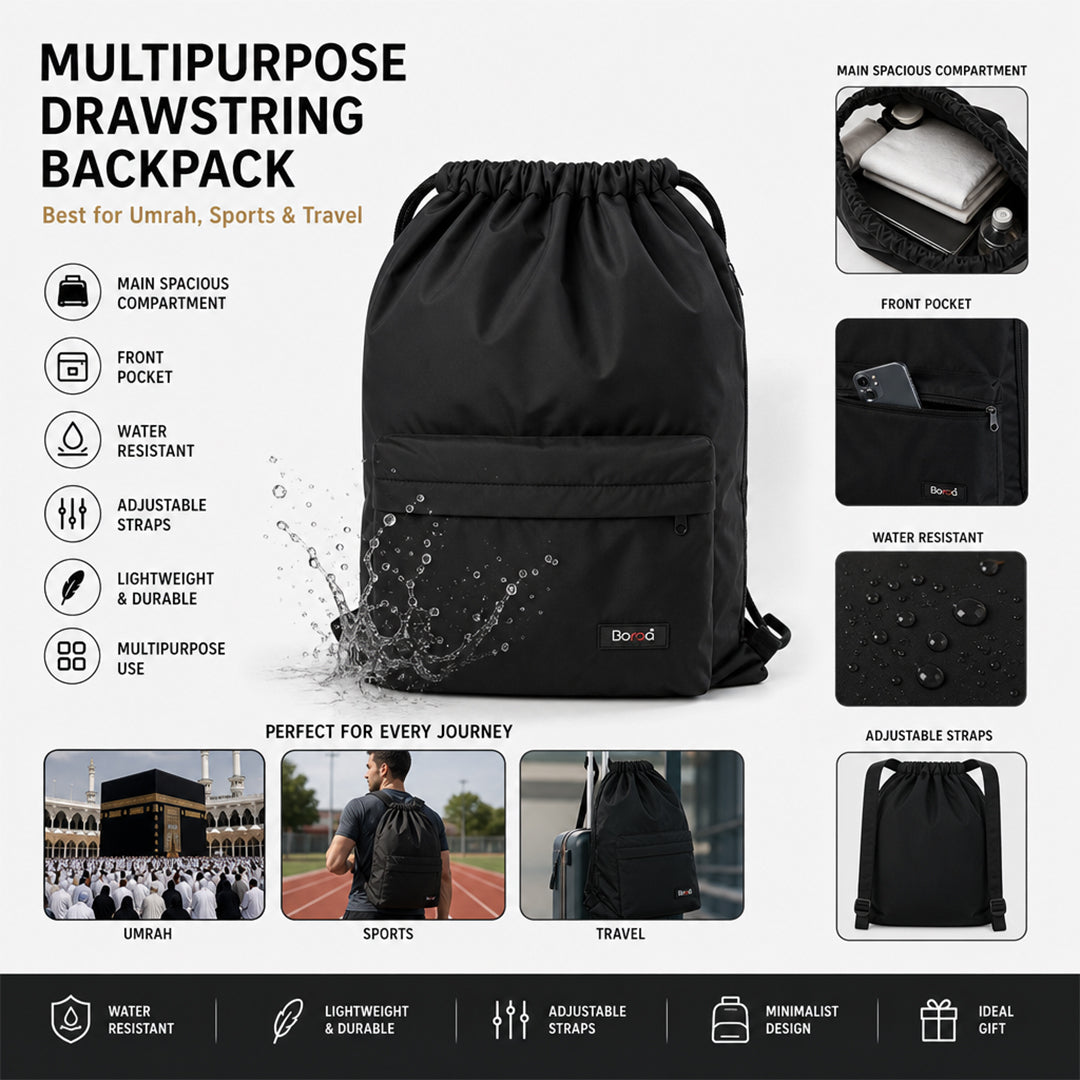Unisex Drawsting Backpack