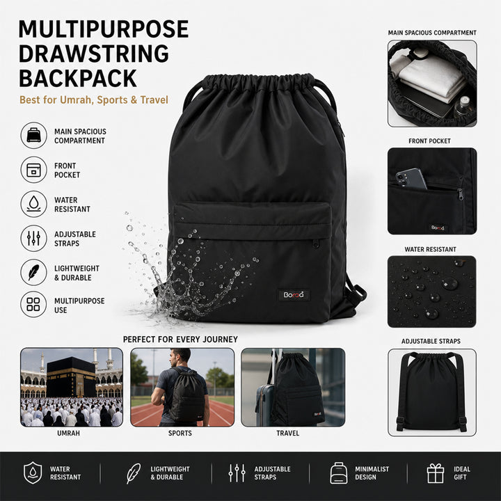 Unisex Drawsting Backpack