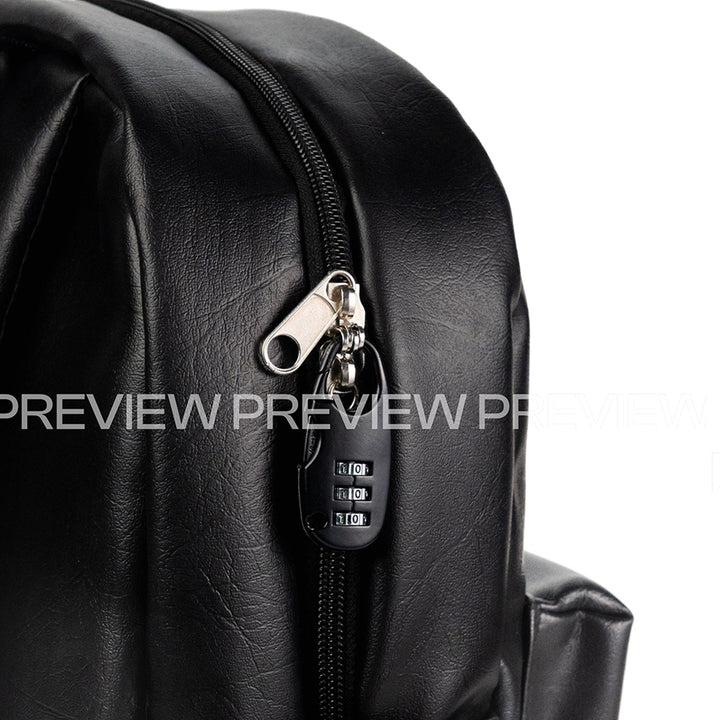PREMIUM LEATHER BACKPACK + Anti-Theft Keyless Lock