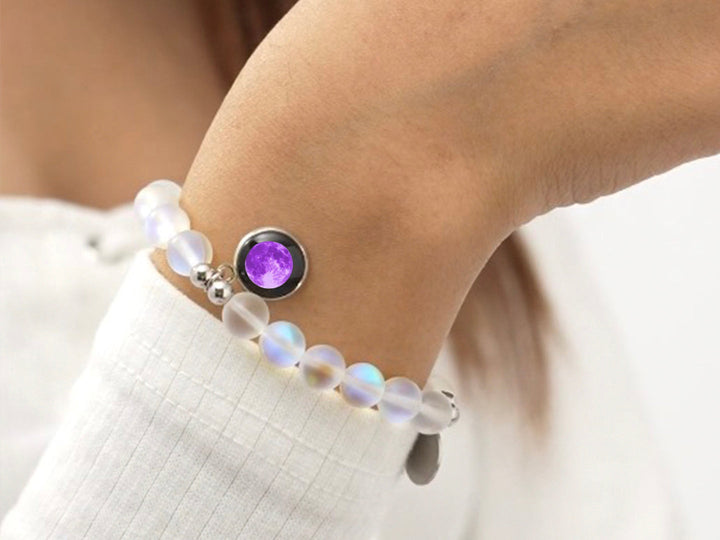 Beaded Bracelet White (Luna In Color)