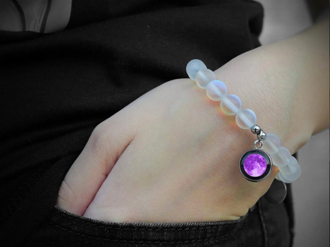 Beaded Bracelet White (Luna In Color)