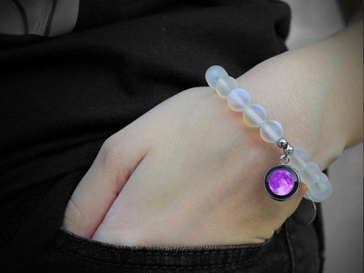 Beaded Bracelet White (Luna In Color)