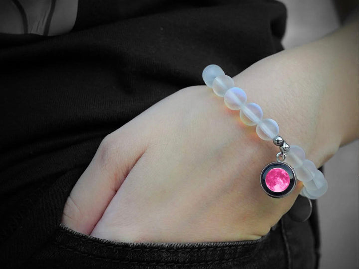 Beaded Bracelet White (Luna In Color)