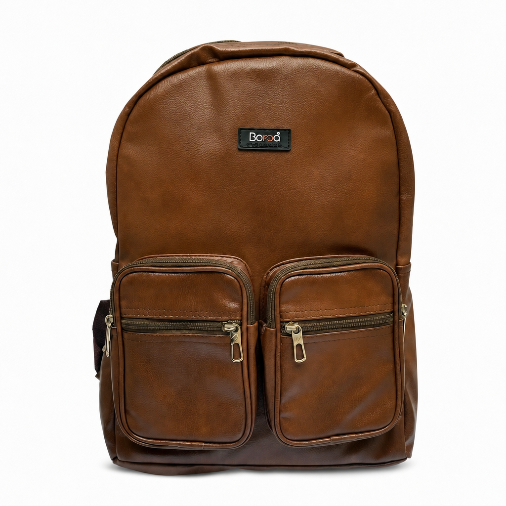 Leather Backpack + Free Fannypack