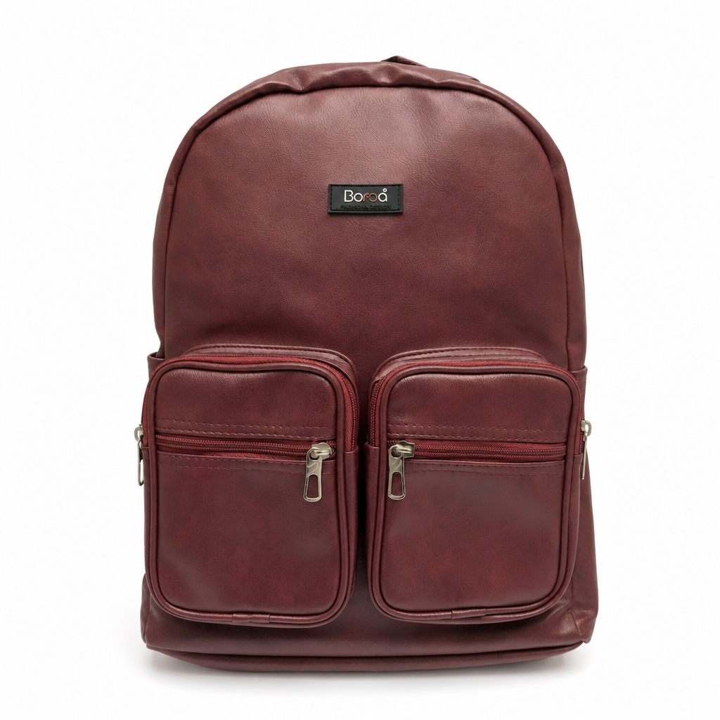 Leather Backpack + Free Fannypack