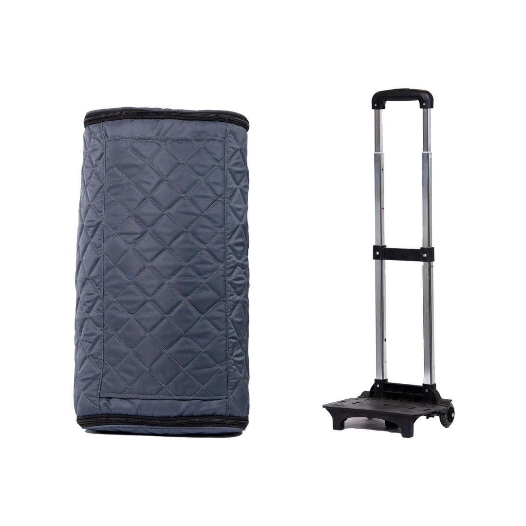 Leather Garment Duffle + Free Crossbody Bag