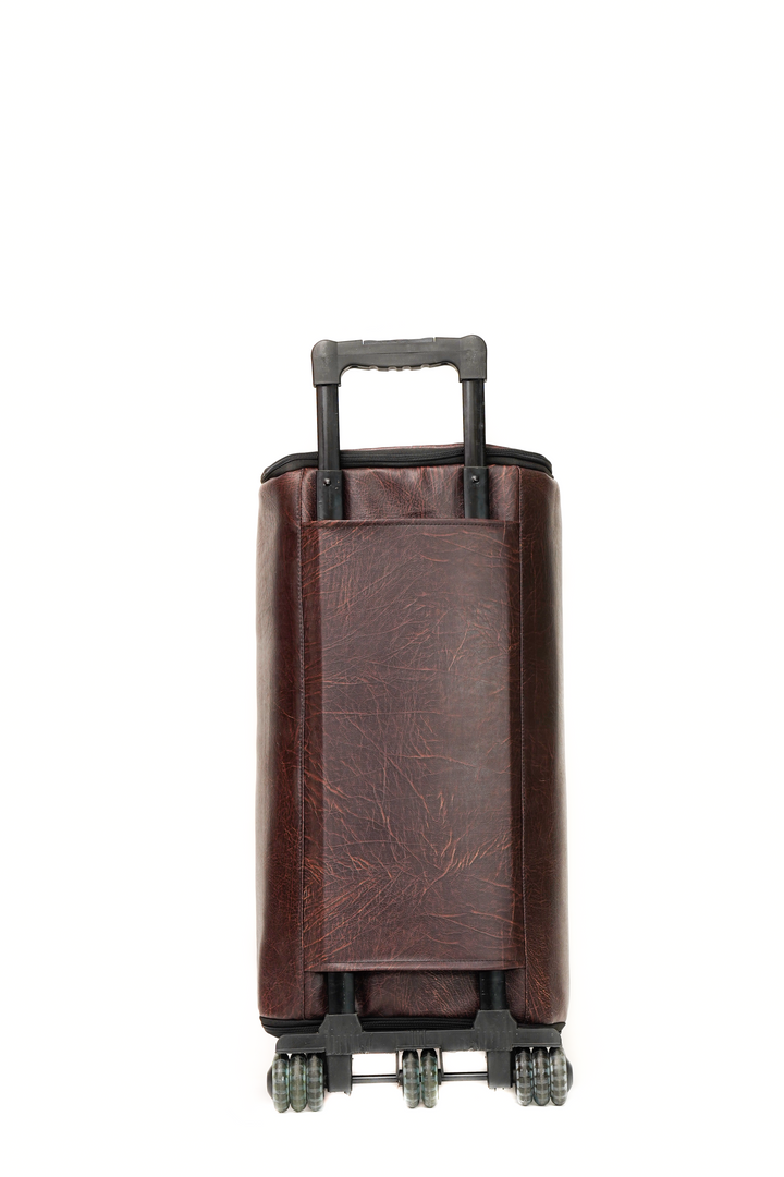 LEATHER GARMENT DUFFLE (WITH TROLLEY)