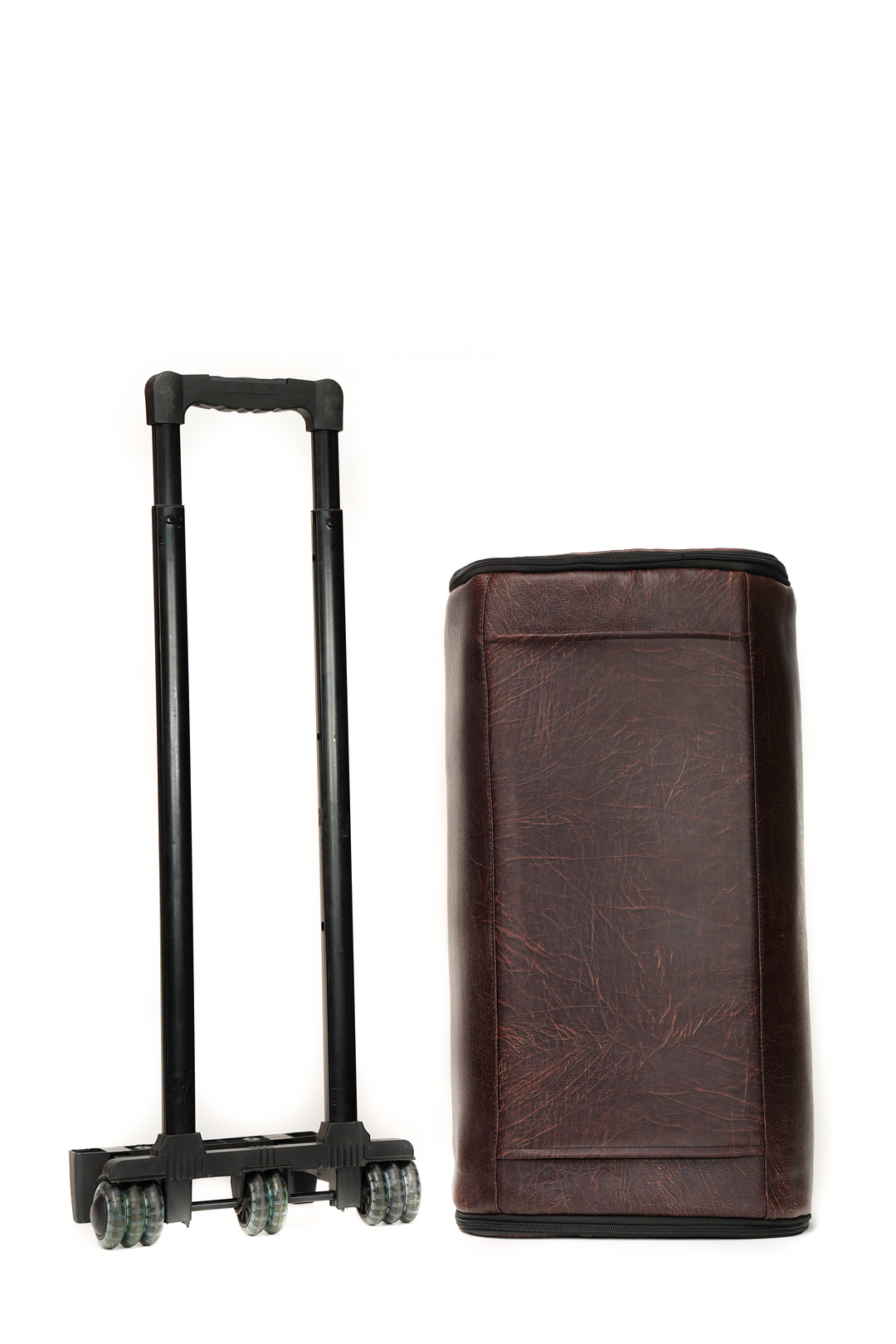 LEATHER GARMENT DUFFLE (WITH TROLLEY)