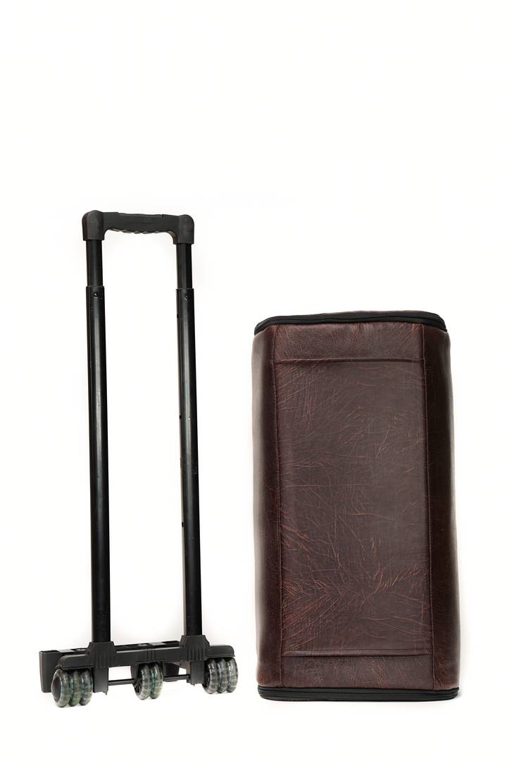LEATHER GARMENT DUFFLE (WITH TROLLEY)