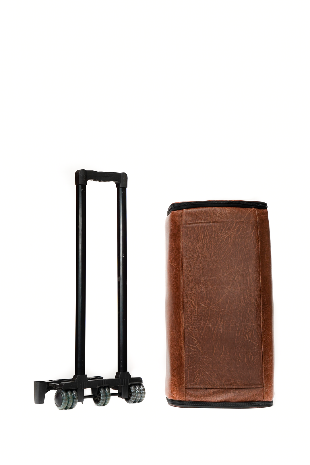 LEATHER GARMENT DUFFLE (WITH TROLLEY)