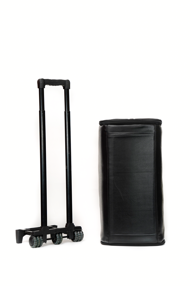 LEATHER GARMENT DUFFLE (WITH TROLLEY)