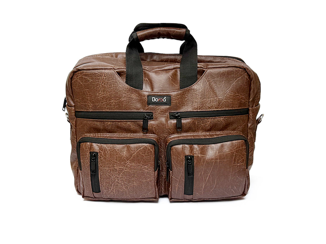 Leather Laptop Convertible Backpack (2 In 1)