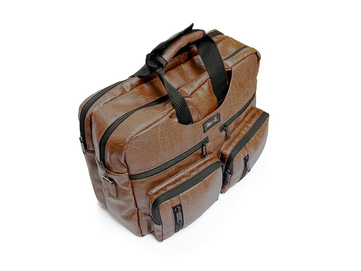 Leather Laptop Convertible Backpack (2 In 1)