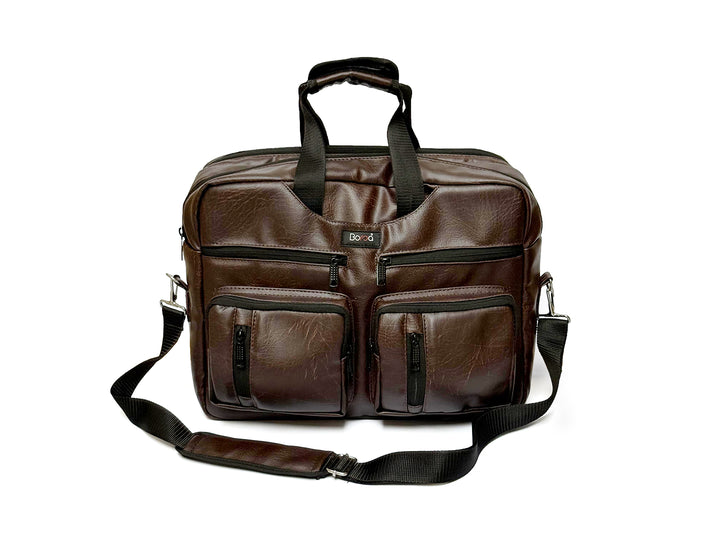 Leather Laptop Convertible Backpack (2 In 1)