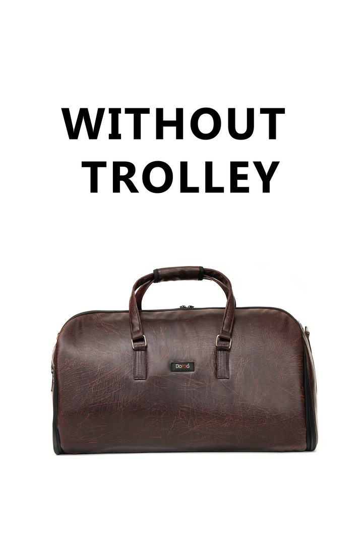 LEATHER GARMENT DUFFLE (WITHOUT TROLLEY)